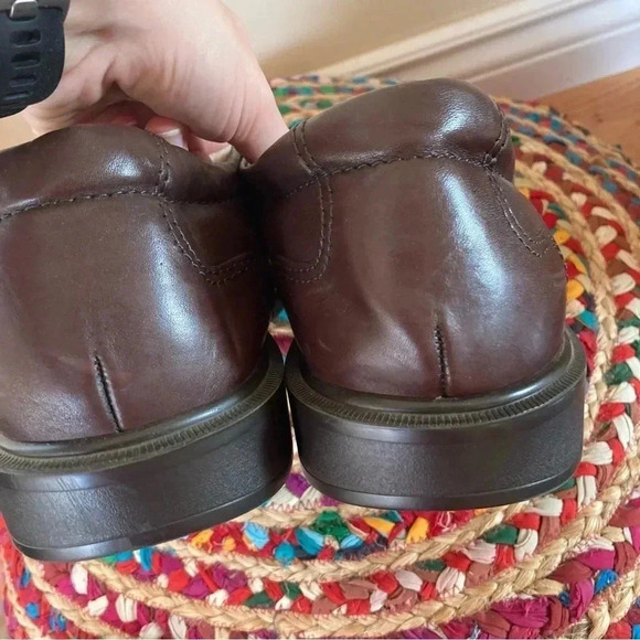 SAS  brown leather loafers shoes - Picture 4 of 7